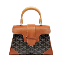 Goyard Saigon Souple Mini Bag Black Tan