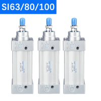 High Quality SI Series Pneumatic Cylinder, Bore63mm/80mm/100mm, Stroke 50/100/150/200/250/300/350/400/1000mm
