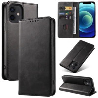 Wallet Card Magnetic Flip Leather Case For iPhone 15 Pro Max 14 Plus 13 12 11 SE 2022 2020 X XR XS 8 7 6 6s Cover
