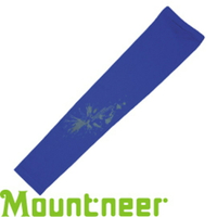 【Mountneer 山林 中性抗UV反光袖套 寶藍】 11K97/防曬袖套/防曬手套/自行車/機車