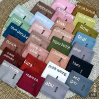 Harga ECER Hijab Polos {AZARA OSCARA} Voal DUBAI Premium Segi Empat Muslim
