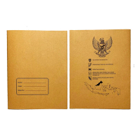ACCS Sampul Coklat Buku SIDU Tulis Bergambar Pancasila/POLOS