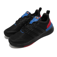 【adidas 愛迪達】慢跑鞋 Racer TR21 LEGO 男鞋 女鞋 黑 藍 LEGO 樂高 緩震 路跑 運動鞋(GW3681)