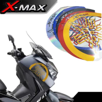 Motorcycle Accessories Para Moto Adhesive Vinyl Set Logo Stickers Tech Decals For Yamaha XMAX X MAX Xmax300 125 250 300 400 2022