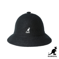 【KANGOL】WOOL鐘型帽(黑色)