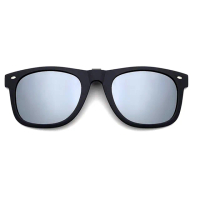 【SUNS】近視專用 偏光 白水銀 夾片 Polaroid太陽眼鏡/墨鏡 抗UV400(可掀式/防眩光/反光)