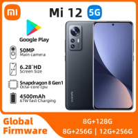 Xiaomi Mi 12 Android 5G Unlocked 6.28 inch 12GB RAM 256GB ROM All Colours in Good Condition Original used phone