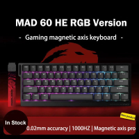 Madlions Mad 60/68he Gaming Magnetic Switch Keyboard Wired Key Web Drive Custom 8k 61/68 Return Rt A
