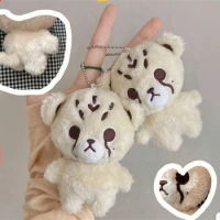 KPOP Keychain Pendant Doyoung MARK Taeyong GOMDO LEE Cheetah Lee Cute Plush Doll Keyring Bag Pendant Nctzen Fans Collection Gift