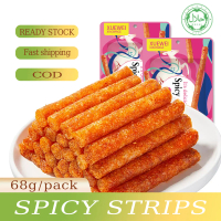 [HALAL] Spicy LATIAO Makananringan snack camilan sweet spicy strips pedas Quickly Shipping (68g/pack