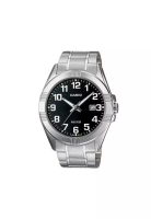 Casio Men Analog Watch MTP-1308D-1BV Silver Stainless Steel Strap