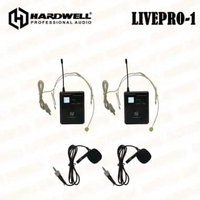 Mic Wireless Hardwell Livepro 1 Double Clip On Headset