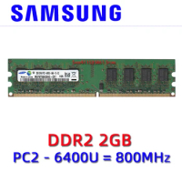 Desktop memory Samsung DDR2 2GB 4GB 800MHz PC2-6400U 800 2G computer RAM 240PIN Original authentic