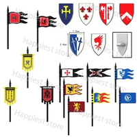 MOC Medieval Ancient Chinese Flags Roman Soldier Building Blocks Qin Shihuang Han Ming Dynasty War Kids Bricks Toys Boys Gifts