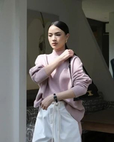 GONEGANI OFFICIAL - Sweater Polos Oversize Wanita Esmee Sweater Cappucino
