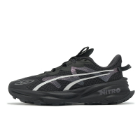 Puma 越野跑鞋 Fast-Trac Nitro 3 GTX Wns 女鞋 黑 銀 防水 抓地 戶外 運動鞋 37979501