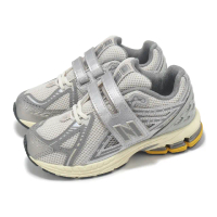 【NEW BALANCE】休閒鞋 1906 中童 寬楦 月岩灰 月亮灰 緩衝 魔鬼氈 小朋友 運動鞋 NB(PV1906RD-W)