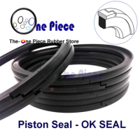 OK seal 75 / 80/ 85/ 90 / 95/ 100 / 105/ 110 Profile PA NYLON + NBR Compact seal High Pressure Split