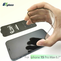 【GT-Glass】蘋果Apple Iphone15 Pro Max 6.7吋超鍍膜9H滿板全膠鋼化玻璃保護貼(I15promax保貼玻璃保護貼)