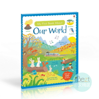 Usborne My First Book About Our World | 外文 | 繪本 | 季節 | 世界 | 海洋 | 貼紙 | 動動手 | 影子貼 |