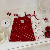 Girls' KT cat halter dress baby girl dress Korean-style summer new children's clothing children's ve