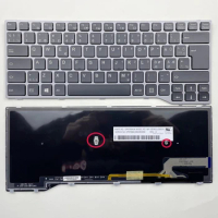 Nordic Backlit Laptop Keyboard For Fujitsu Lifebook T725 T726 Series ND Layout