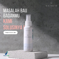 DEOSPRAY HAIDEO 100 ML, MENGHILANGKAN BAU BADAN.