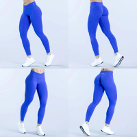 DFYNE Vision Leggings for Gym Yoga High-Waisted Tummy Control Blue Color Comfortable Fit Women's Wor