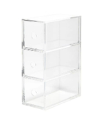 กล่องเก็บของอะคริลิค 3 ลิ้นชัก (8.7 x 25.2 x 17 ซม.)