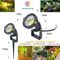 LAMPU TAMAN BULAT 5 WATT 220V / LED TAMAN OUTDOOR