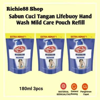 Sabun Cuci Tangan Lifebuoy Hand Wash Mild Care Pouch Refill 180ml 3 Pc