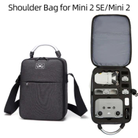 For DJI Mini 2/2SE Carrying Case Travel Shoulder Bag Scratch-Resistant Mini 2/2SE Handbag Drone Accessories Bag