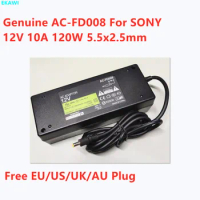 Genuine AC-FD008 12V 10A 120W 5.5x2.5mm AC Adapter For SONY Power Supply Charger