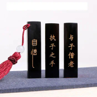 Custom Chinese Name Private Signature Seal Hard Pen, Calligraphy Writting Seal, Name Stamp Chapter, Customizable Teacher's Gifts