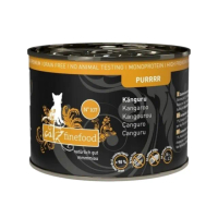 【Catz finefood 德國凱茲】單一純肉低敏No.107袋鼠無穀主食罐 200g*12罐組(貓罐、貓主食罐)