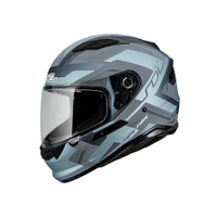 【SOL Helmets】SF-6全罩式安全帽 (超新星_消光灰/藍) ｜ SOL安全帽官方商城
