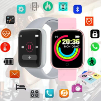 Y68 Smart Watch Men Women Kids Digital Watches Bluetooth Sport FitnessTracker Pedometer Y68 Smartwatch for Android Ios Xiaomi