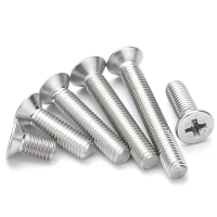 M6 Cross Recessed Countersunk Screws 304 Stainless Steel Phillips Flat Head Machine Bolts 8 18 20 45