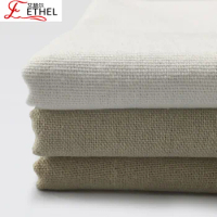 1m*1.5m White Solid Background Tablecloth Hanging Cloth Coarse Linen Sofa fabric