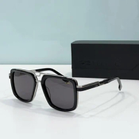 ORIGINAL CAZAL MOD9104 UV400 Trend Premium Polarized Men Sunglasses High Quality Acetate Frame Business Women Couple Eyewear
