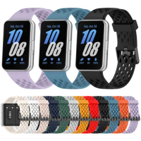 Silicone Strap For Samsung Galaxy Fit 3 Smart Watch Waterproof Watch Strap Replacement Soft Smart Watch Wristband Accessories