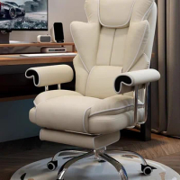 Sedentary Comfort Office Chair Lazy Recliner Mobile Gaming Chair Boss Home Vanity Silla De Escritorio Office Furniture Single