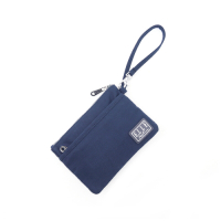ELLE Active 透視網布系列-口罩收納袋/零錢包-深藍色