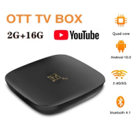 OTT D9 Smart TV Box Android 10 2G+16G Ultra HD Video Media Player 2.4G 5GHz Wifi Bluetooth Youtube Set Top Box
