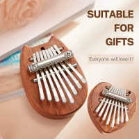 Permata MALL - - LUMINA Kalimba Mini Thumb Piano Musical Toys 8 Note Sound Solid Wood - CK21
