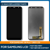 Skrin LCD untuk Samsung Galaxy J6 + J6 Plus J610 E-VEACH J610FN, penggantian skrin, yang terbaik unt