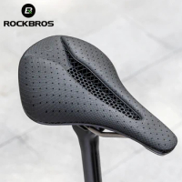 ROCKBROS Bicycle Seat Cushion Breathable Hollow MTB Saddle Lightweight Soft Non-slip Cycling Seat Selim Bike Saddle Accessories