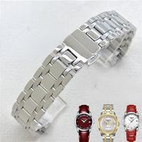 Original Stainless Steel Belt for Tissot 1853 Couturier T035 Women T035207a T035210a Watch Strap 18mm Watchband Accessories
