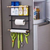 冰箱側掛架磁吸收納架紙巾餐具墻壁雜物置物架掛鉤廚房儲物架
