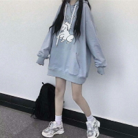 waitmore獨角獸衛衣女寬松韓版潮ins慵懶風bf連帽薄款上衣服外套